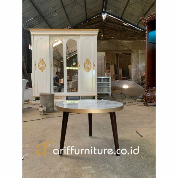 Meja Tamu Bulat Minimalis Modern - Gambar 2