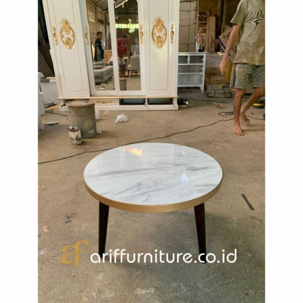 Meja Tamu Bulat Minimalis Modern - Gambar 4