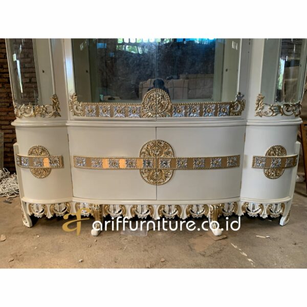 Lemari Hias Mewah Jepara Elegant Duco - Gambar 7