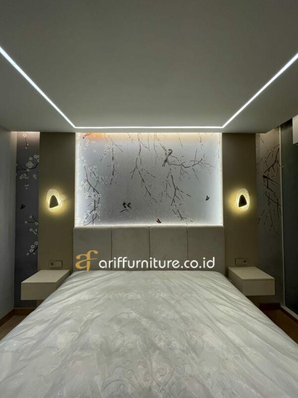 Set Kamar Tempat Tidur Minimalis Modern - Gambar 7