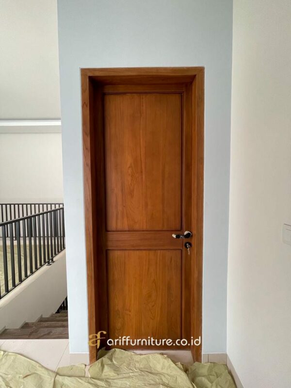 Pintu Kamar Rumah Minimalis Kayu Jati - Gambar 8