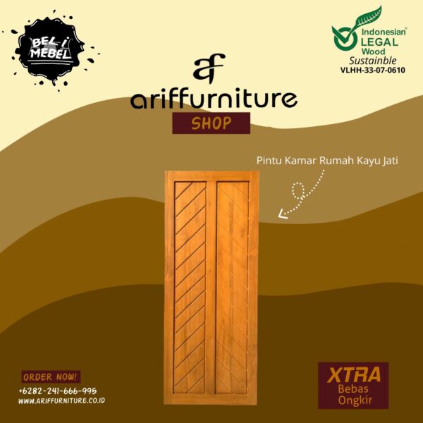 Pintu Kamar Rumah Kayu Jati
