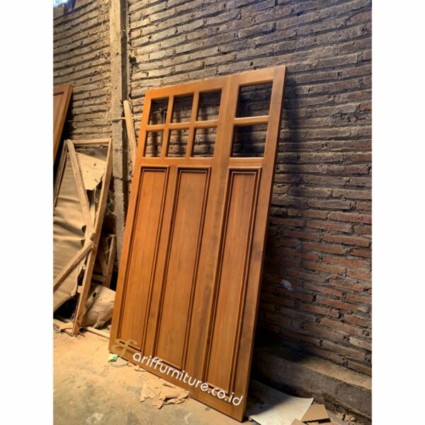 Pintu Kupu Tarung Jati Rumah Minimalis - Gambar 5