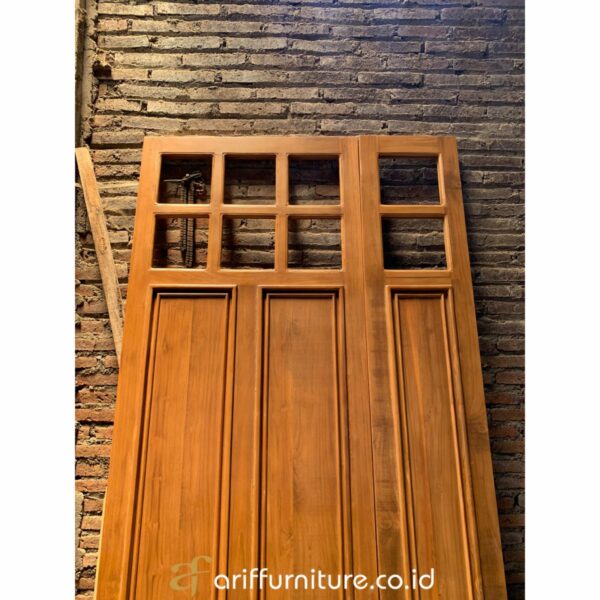 Pintu Kupu Tarung Jati Rumah Minimalis - Gambar 6