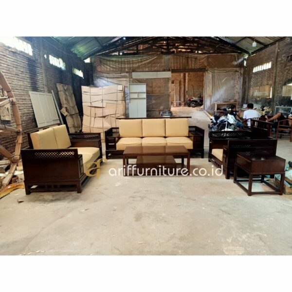 Set Sofa Tamu Klasik Minimalis Vintage - Gambar 2