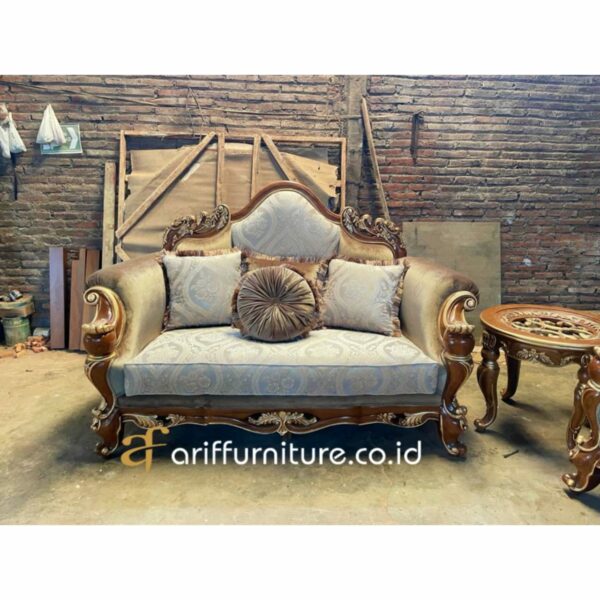 Set Sofa Tamu Mewah Ukiran Klasik Gold Jepara - Gambar 10
