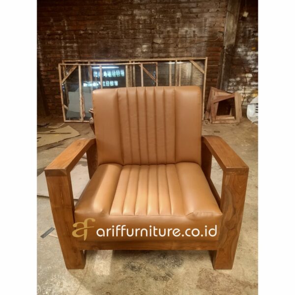 Set Sofa Tamu Model Minimalis Retro - Gambar 2