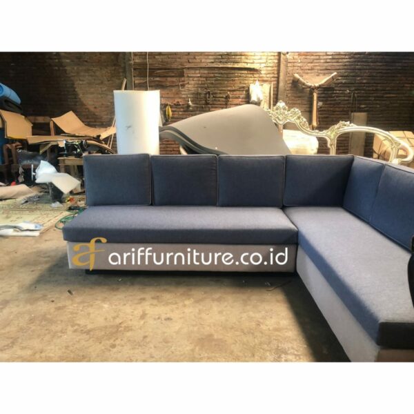 Sofa Sudut Leter L Minimalis Terbaru - Gambar 3