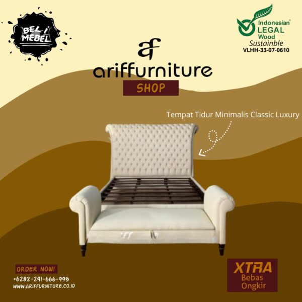 Tempat Tidur Minimalis Mewah Classic Luxury