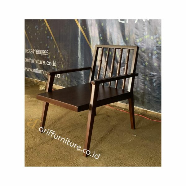 Armchair Kursi Vintage Kolonial Kayu Jati Custom - Gambar 3