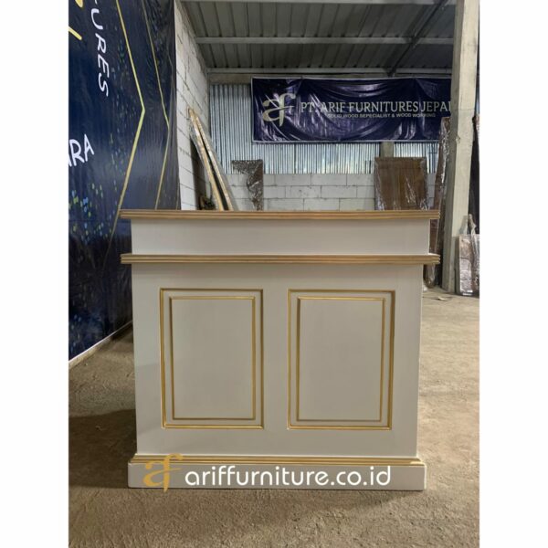 Meja Kantor Paterdes Minimalis Duco Gold - Gambar 5