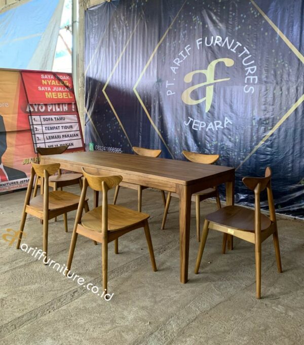Set Kursi Cafe Meja Makan Minimalis - Gambar 4
