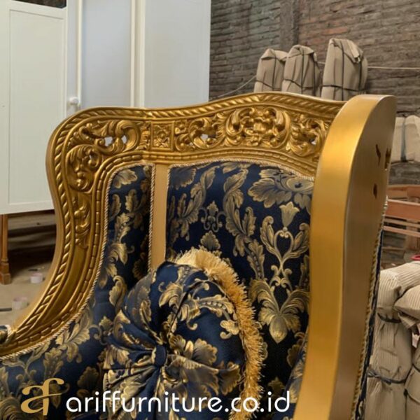 Sofa Tamu Mewah Klasik Gold Elegant Style - Gambar 7