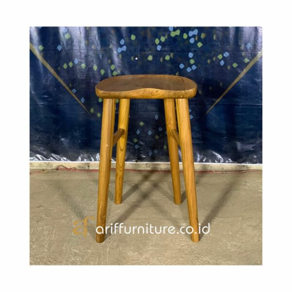 Kursi Bar Stool Cafe Model Daun Villas Bali - Gambar 2