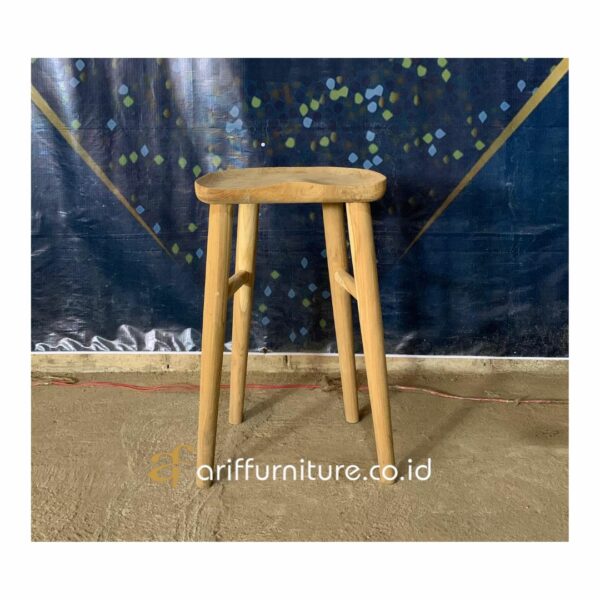 Kursi Bar Stool Cafe Model Daun Villas Bali - Gambar 3