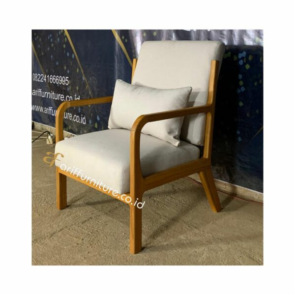Kursi Santai Sofa Single Minimalis Bantalan - Gambar 5
