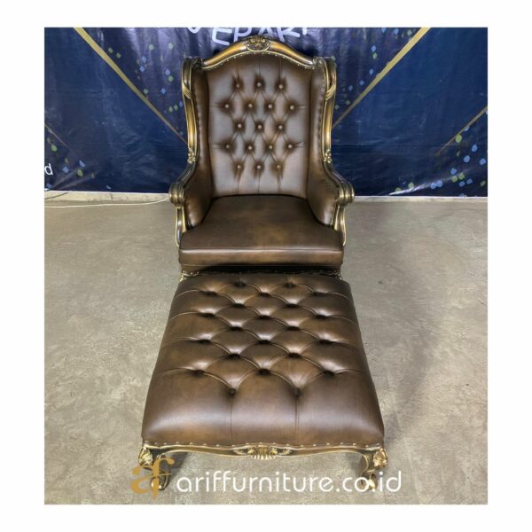Kursi Sofa Malas Dan Stool Classic Premium - Gambar 3