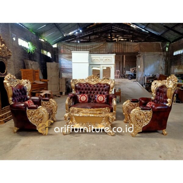 Kursi Sofa Mewah Gold Terbaru Mewah Elegant - Gambar 2
