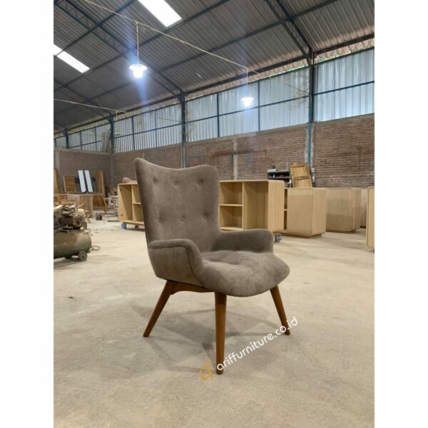 Kursi Sofa Santai Jati Minimalis Scandinavian Jepara - Gambar 5