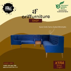 Kursi Sofa Tamu Sudut Minimalis Leter L Custom