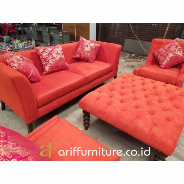 Kursi Tamu Jati Model Terbaru Sofa Modern - Gambar 3