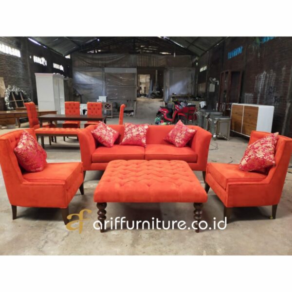 Kursi Tamu Jati Model Terbaru Sofa Modern - Gambar 2