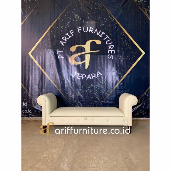 Stool Tempat Kamar Tidur Minimalis Jati - Gambar 2