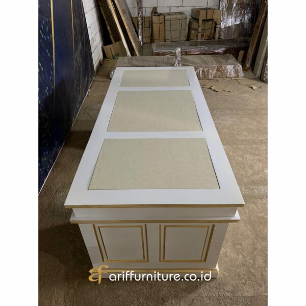 Meja Kantor Paterdes Minimalis Duco Gold - Gambar 6