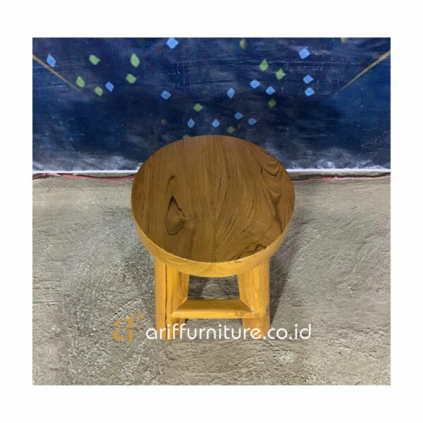 Kursi Outdoor Mini Kayu Jati Solid Villas Bali - Gambar 4