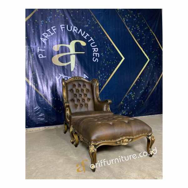 Kursi Sofa Malas Dan Stool Classic Premium - Gambar 5