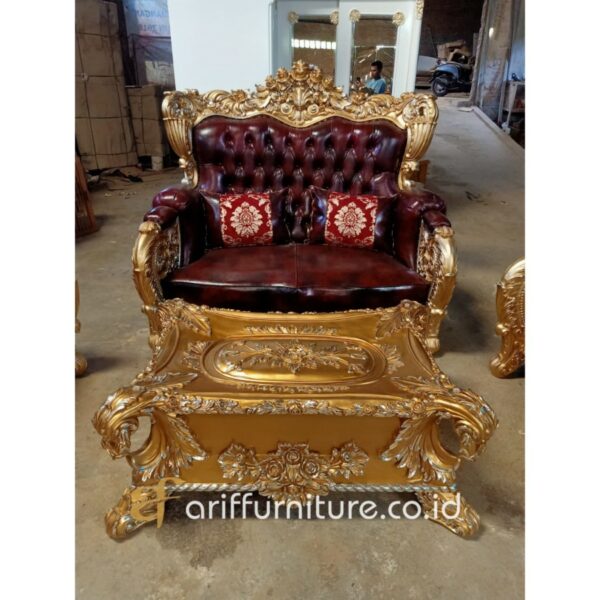 Kursi Sofa Mewah Gold Terbaru Mewah Elegant - Gambar 4