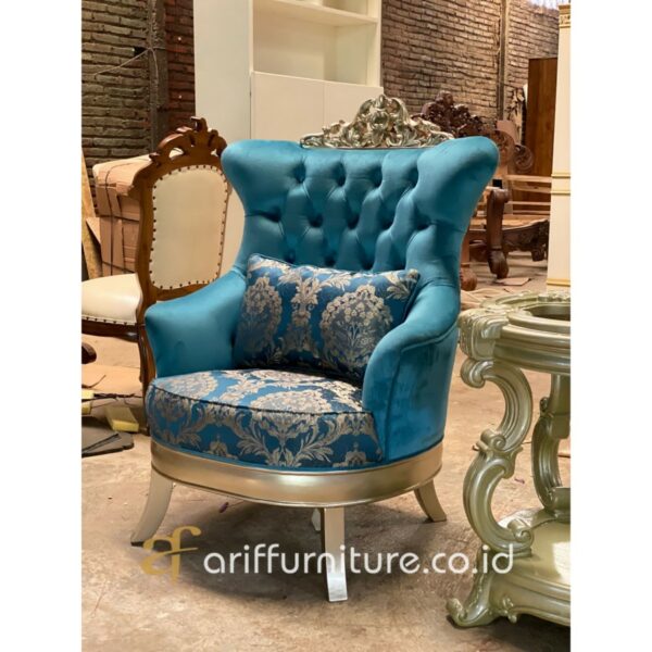 Kursi Teras Mewah Sofa Santai Ukiran - Gambar 3