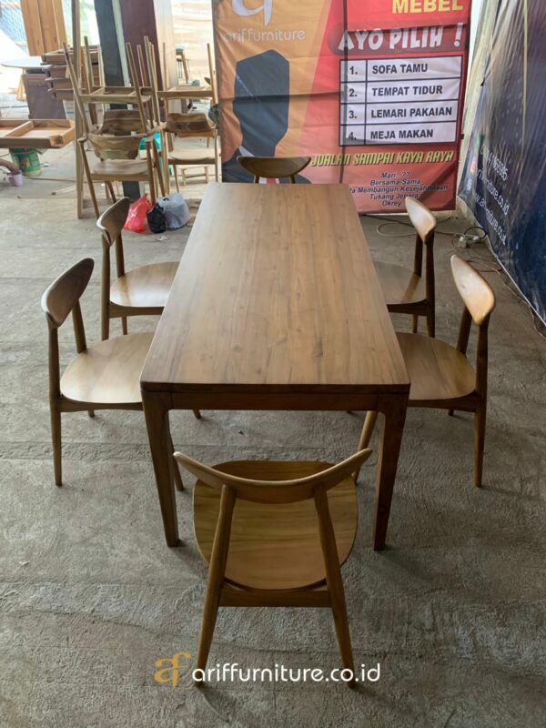 Set Kursi Cafe Meja Makan Minimalis - Gambar 5