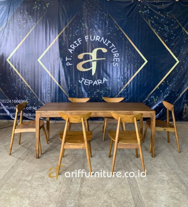 Set Kursi Cafe Meja Makan Minimalis - Gambar 2