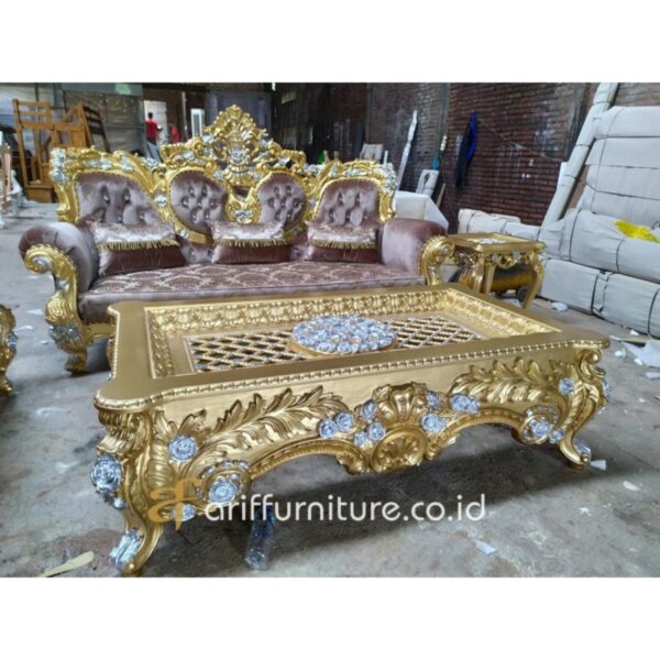 Kursi Sofa Mewah Modern Ruang Tamu Klasik - Gambar 6