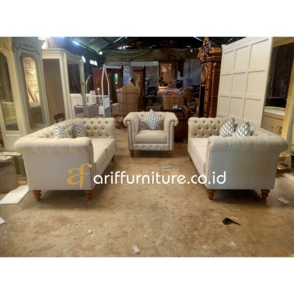 Set Kursi Tamu Retro Minimalis Modern - Gambar 3