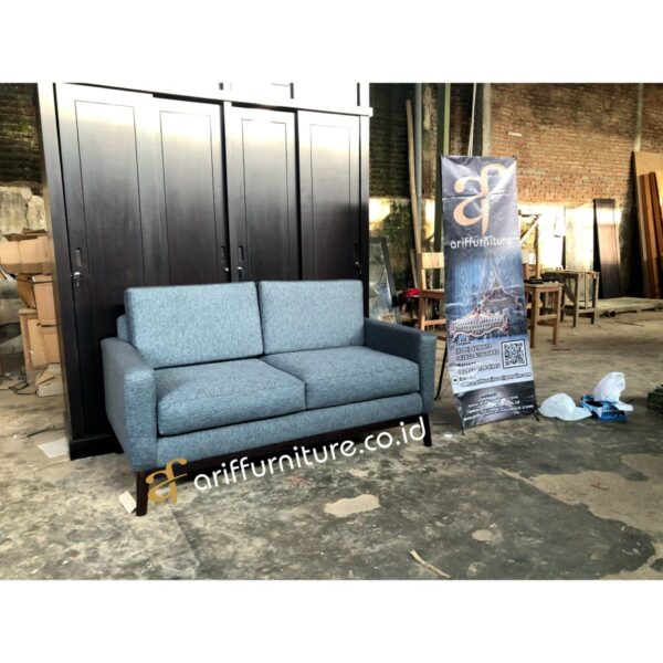 Sofa Tamu Minimalis Scandinavian Ocean Blue - Gambar 2