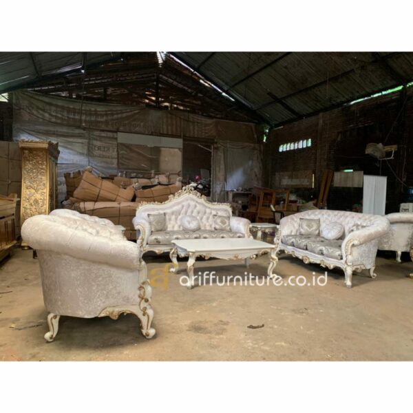 Set Sofa Ruang Tamu Mewah New Ukiran Jepara - Gambar 4