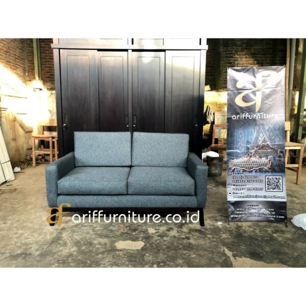 Sofa Tamu Minimalis Scandinavian Ocean Blue - Gambar 3
