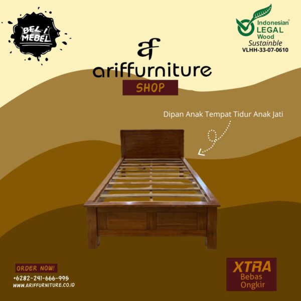 Divan Anak Dipan Anak Tempat Tidur Anak Jati Ranjang Anak