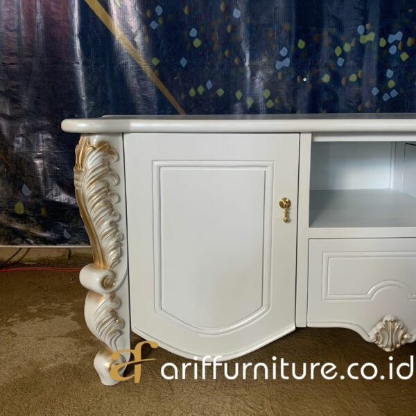 Buffet Meja TV Klasik Kecil Mewah - Gambar 6
