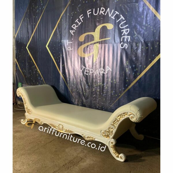 Kursi Sofa Santai Malas Ukiran Klasik Mewah - Gambar 3