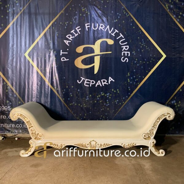 Kursi Sofa Santai Malas Ukiran Klasik Mewah - Gambar 2