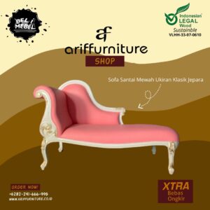 Sofa Santai Kamar Mewah Ukiran Klasik Jepara