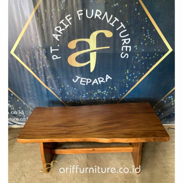 Meja Makan Minimalis Terbaru Suar Wood - Gambar 3