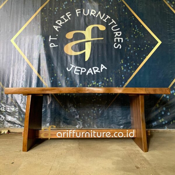 Meja Makan Minimalis Terbaru Suar Wood - Gambar 2