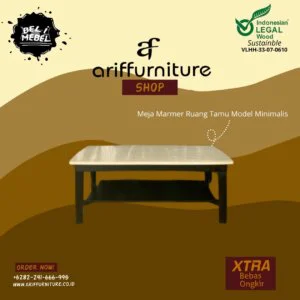 Meja Marmer Ruang Tamu Model Minimalis