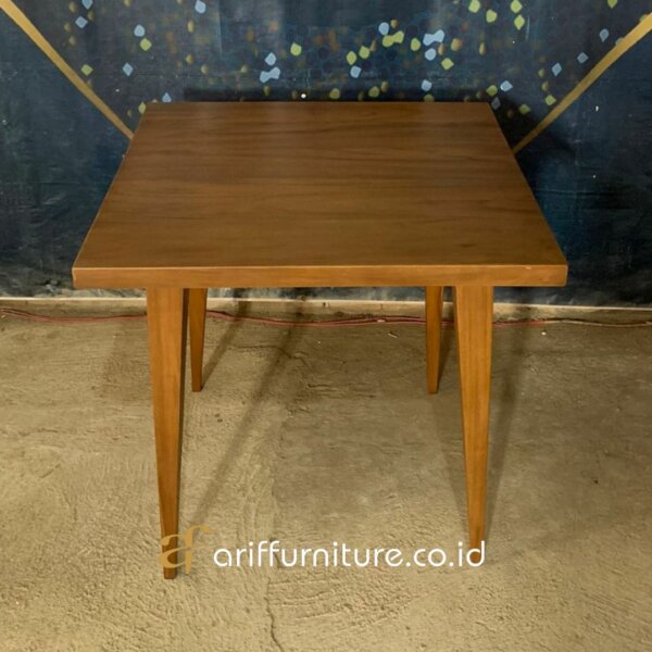 Meja Cafe Resto Persegi Terbaru Model Minimalis - Gambar 3