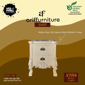 Nakas Kayu Ukir Jepara Klasik Modern Eropa