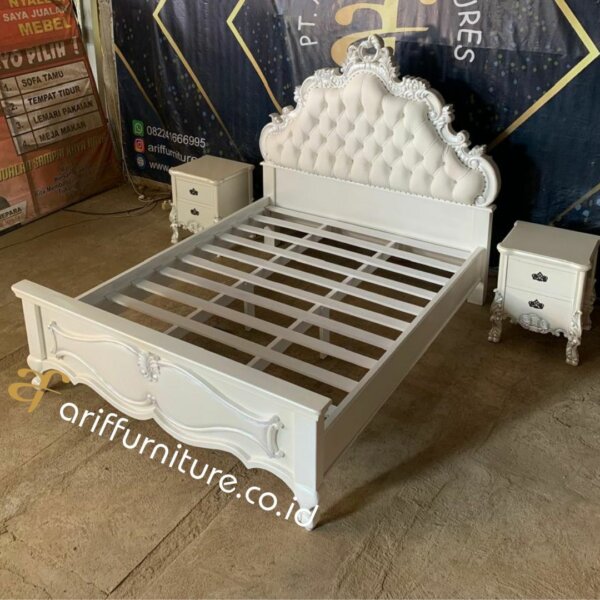 Set Dipan Tidur Mewah Custom Modern Duco - Gambar 4